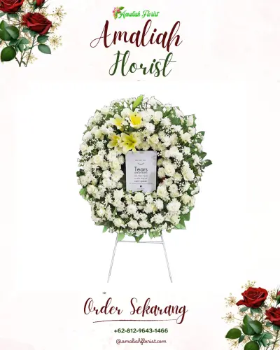 Krans Bunga Duka Cita di Sumbarang